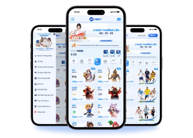 Điện thoại di động hiển thị ứng dụng Gamebet Bắn Cá